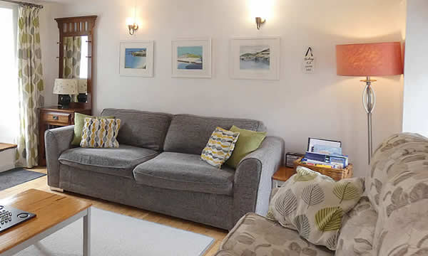 Lounge in Granary Cottage